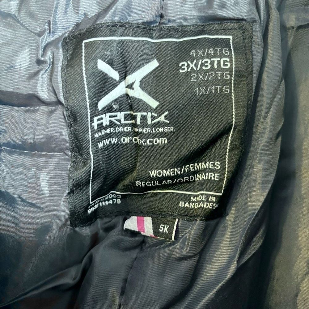 Arctix Womens Insulated Snow Pants Black Skiing Snowboard Powder Gaiter Size 3X - Picture 10 of 12